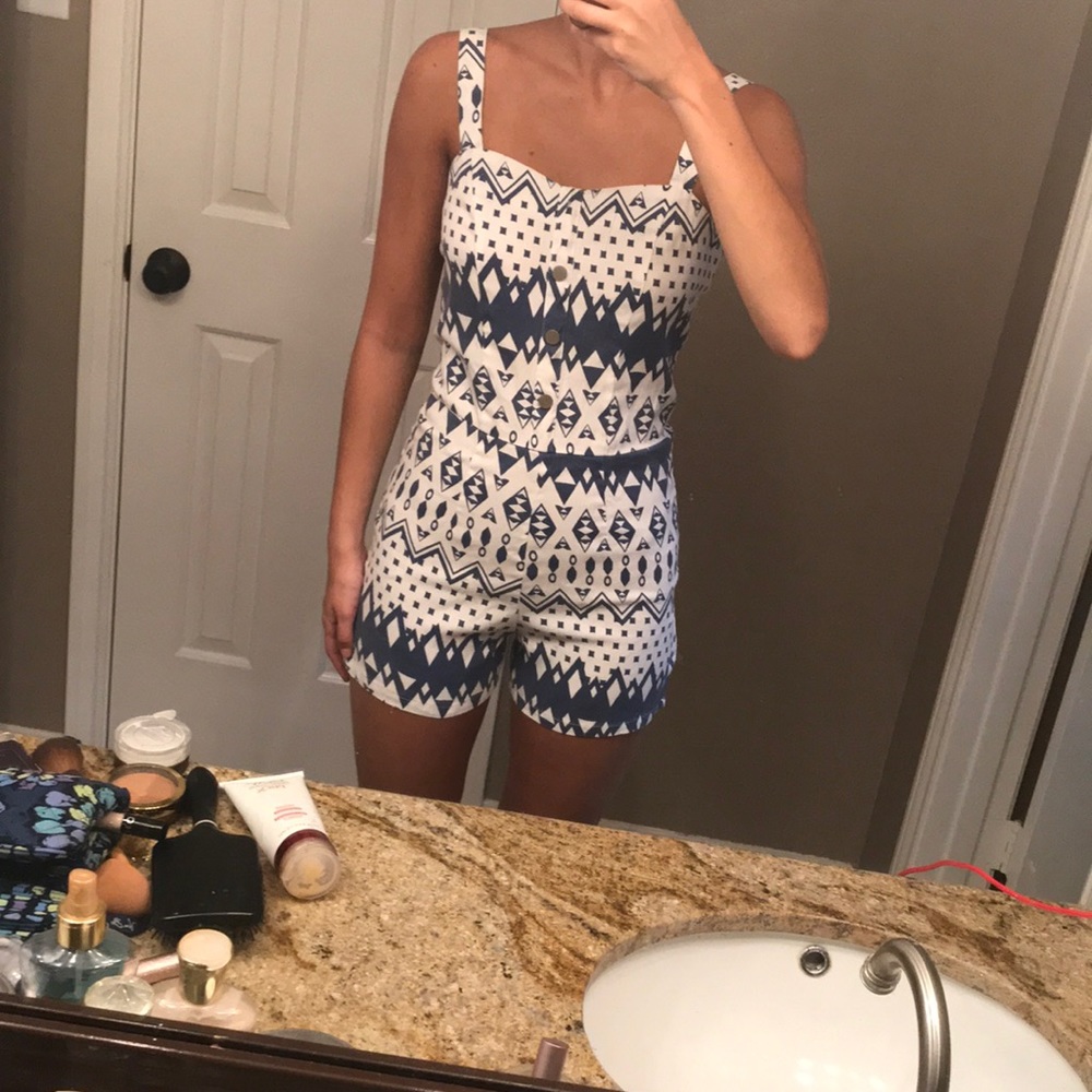 Charming Charlie Aztec Romper